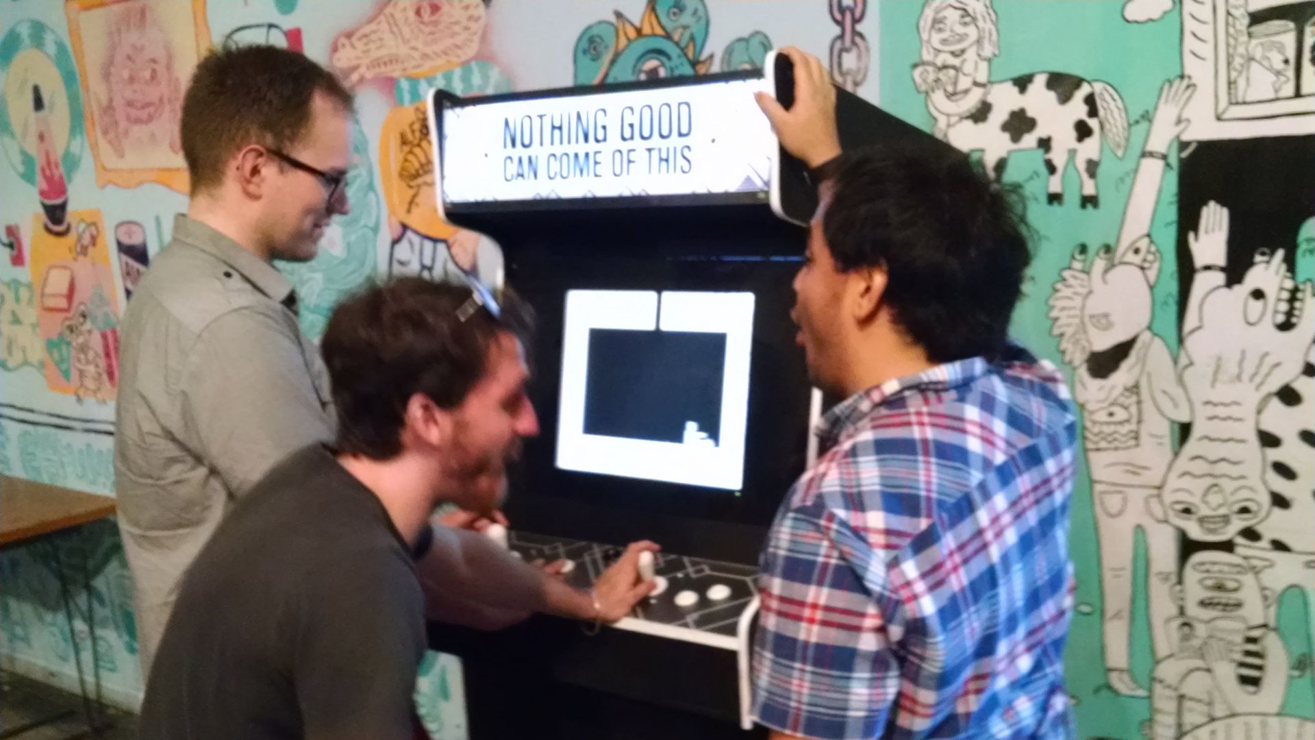 Nothing Good Can Come Of This cabinet from Death By Audio Arcade